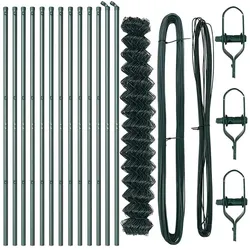 vidaXL, Gartenzaun, Garanin (Bodenbefestigung)