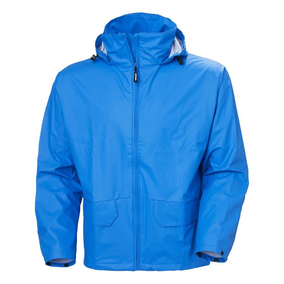 Regenjacke VOSS,PU-Stretch, Gr. L, racerblue (L) (7040054115155)