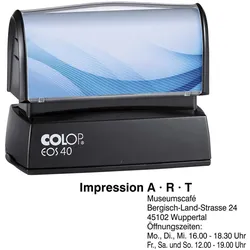 COLOP Textstempel, individualisierbar Eos 40 ohne Logo