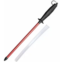 Westmark Wetzstab + Stabschutz, Länge: 50,6 cm, Sinterrubin/Kunststoff, Sieger-Long-Life, Rot/Schwarz, 197222E6