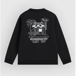Vans Food Spot Crew Kids Sweater black Gr. L