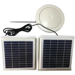 Thermorex, Zubehör Belüftungstechnik, THERMEX Ventilator mit Sonnenkollektor Sunmex double, ausgestattet mit einem Sonnenkollektor und ein
