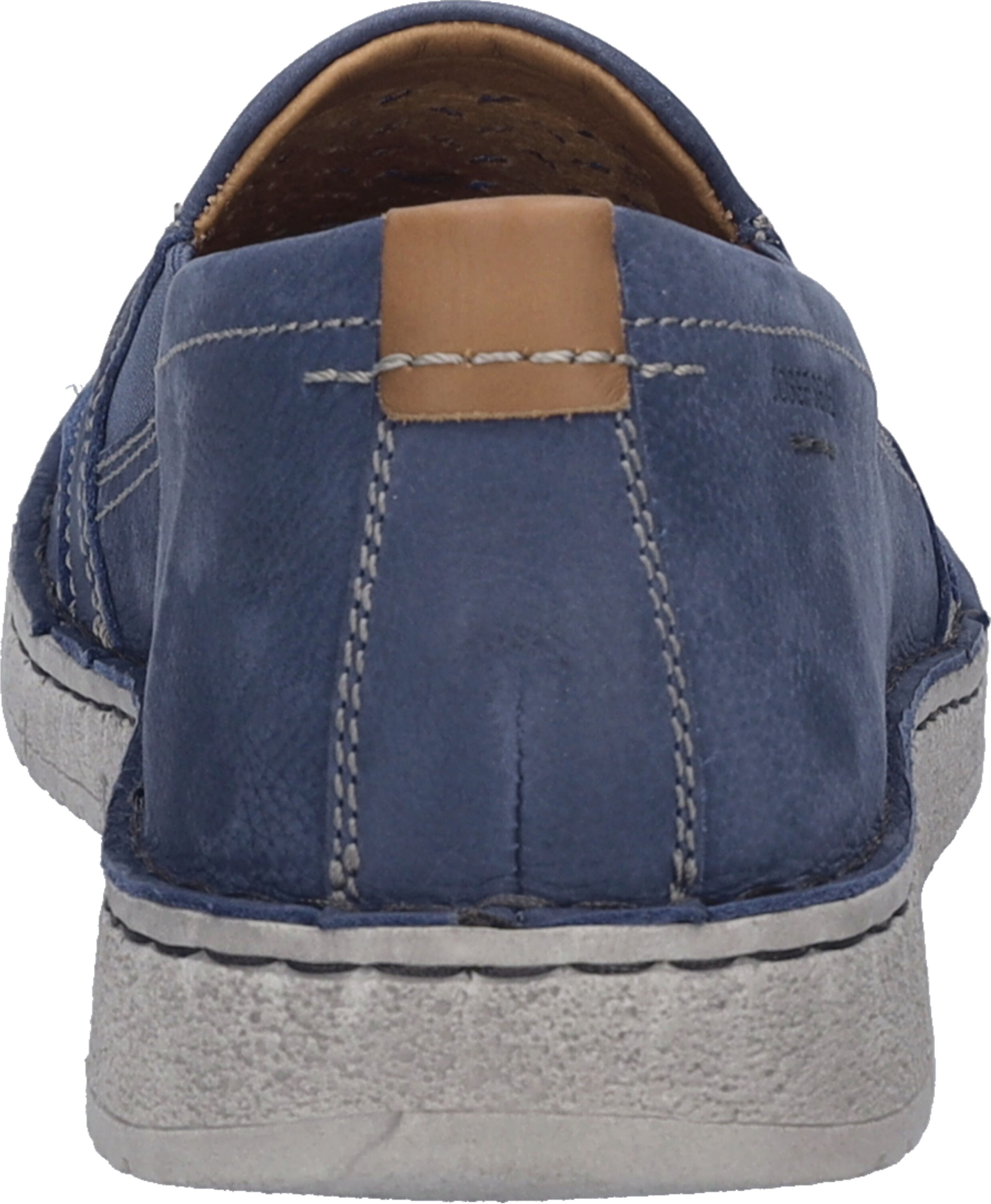 Slipper JOSEF SEIBEL "Ruben 27, shark", Herren, Gr. 46, grau (shark), Obermaterial: 100% Rindsleder Leather cow., Schuhe Slipper