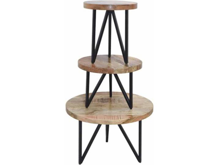 Lot de 3 tables basses India Manguier - Basika