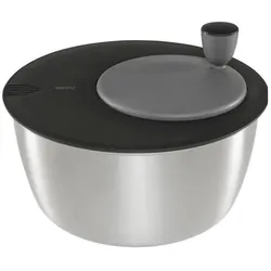 GEFU Rotare, Salatschleuder, Schwarz, Silber
