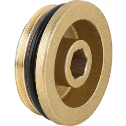 Verschlussstopfen 3/8'' selbstdichtend, vernickelt