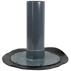 Flachdach-Unterteil DN 125 mit Bitumen-Flansch