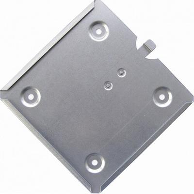 König Werbeanlagen Einschubrahmen für Gefahrzettel, 300 x 300 mm, Edelstahl V2A - 320x300 mm
