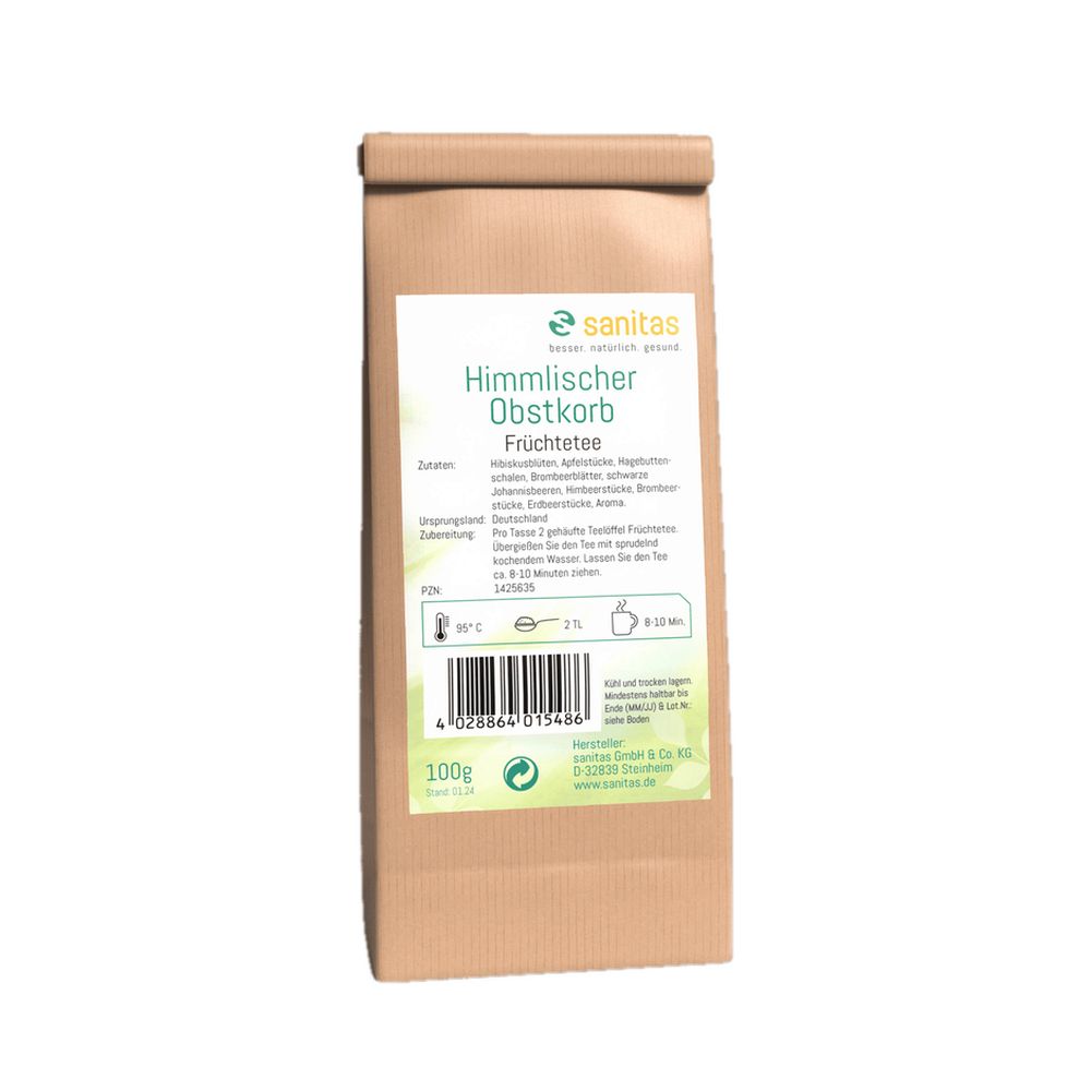 Früchtetee himmlischer Obstkorb 100 g Tee