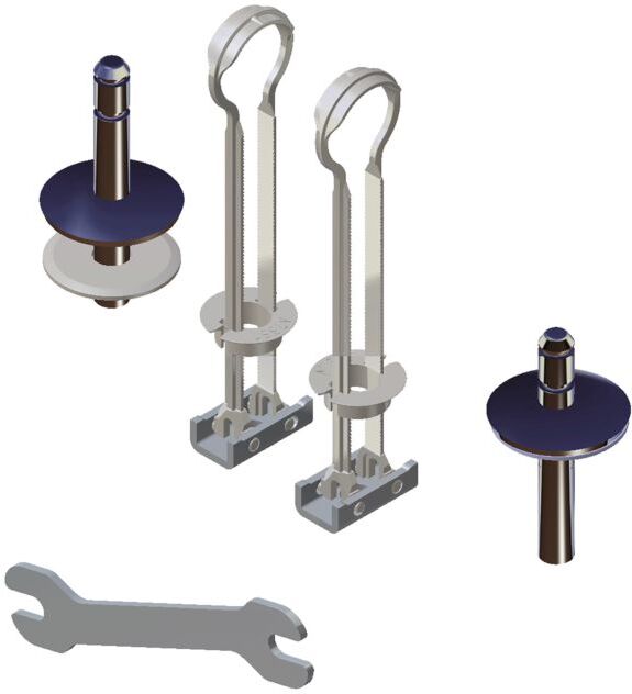LAUFEN Pro s Befestigung H8919650000001 für WC-Sitz