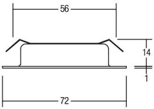 brumberg Spot encastrable LED 230V 3000K nickel (38370153)