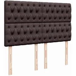 vidaXL, Boxspringbett, Mackenzie (Knopfheftung Design) (140 x 190 cm)