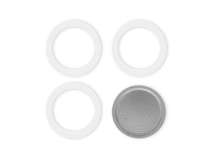 Bialetti Dichtungsring & Filterplatte zu Bialetti Moka, 2 Tassen