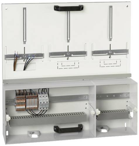 Hager U13ZWP3 U13ZWP3 Zählerwechselplatte Gr.3 750x750mm 2/3VNB-1/3 Kundenteil Zählerwechselplatte Reinweiß (RAL 9010) 1St.
