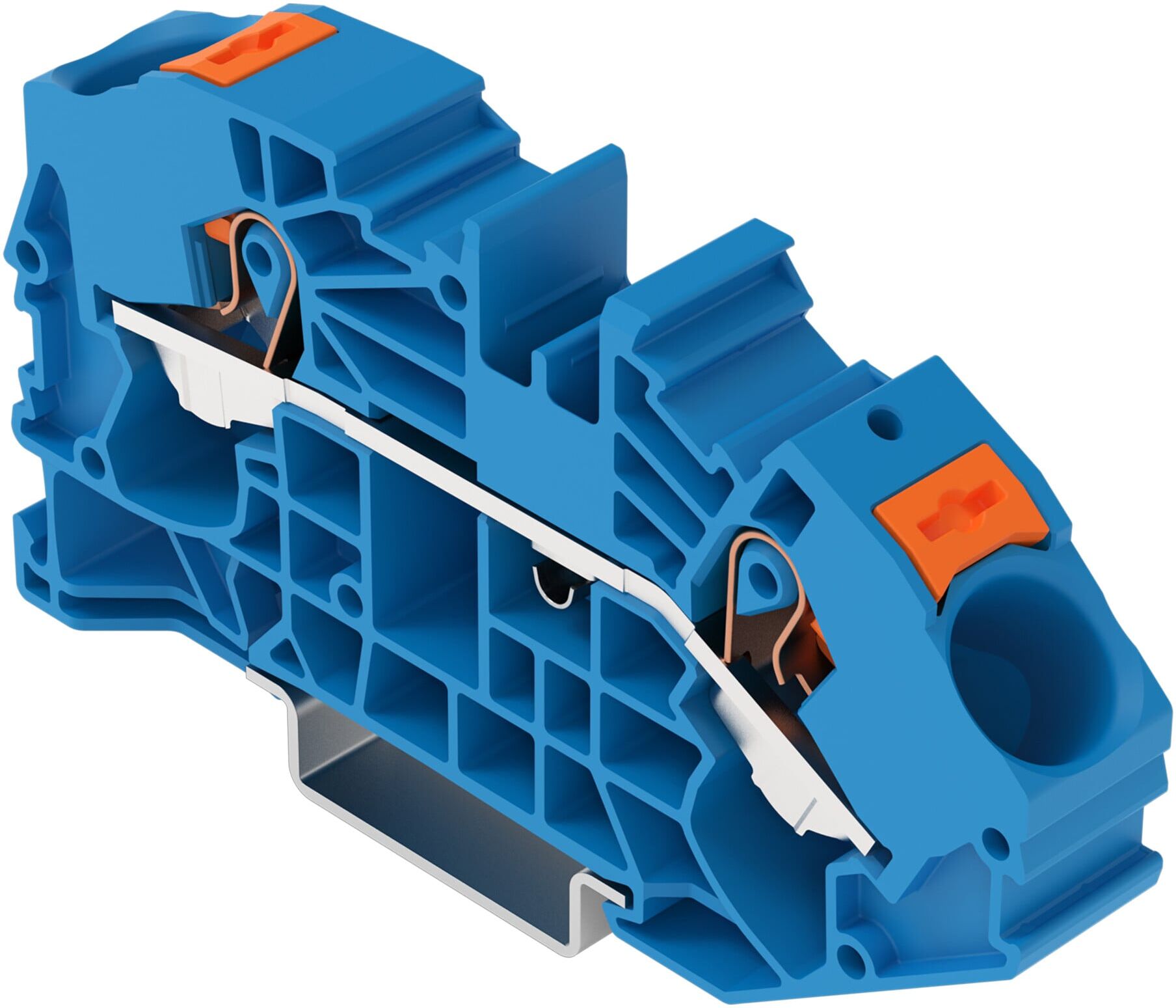 WAGO 2-Leiter-Verteilerklemme 2216-7604 16mm² blau)