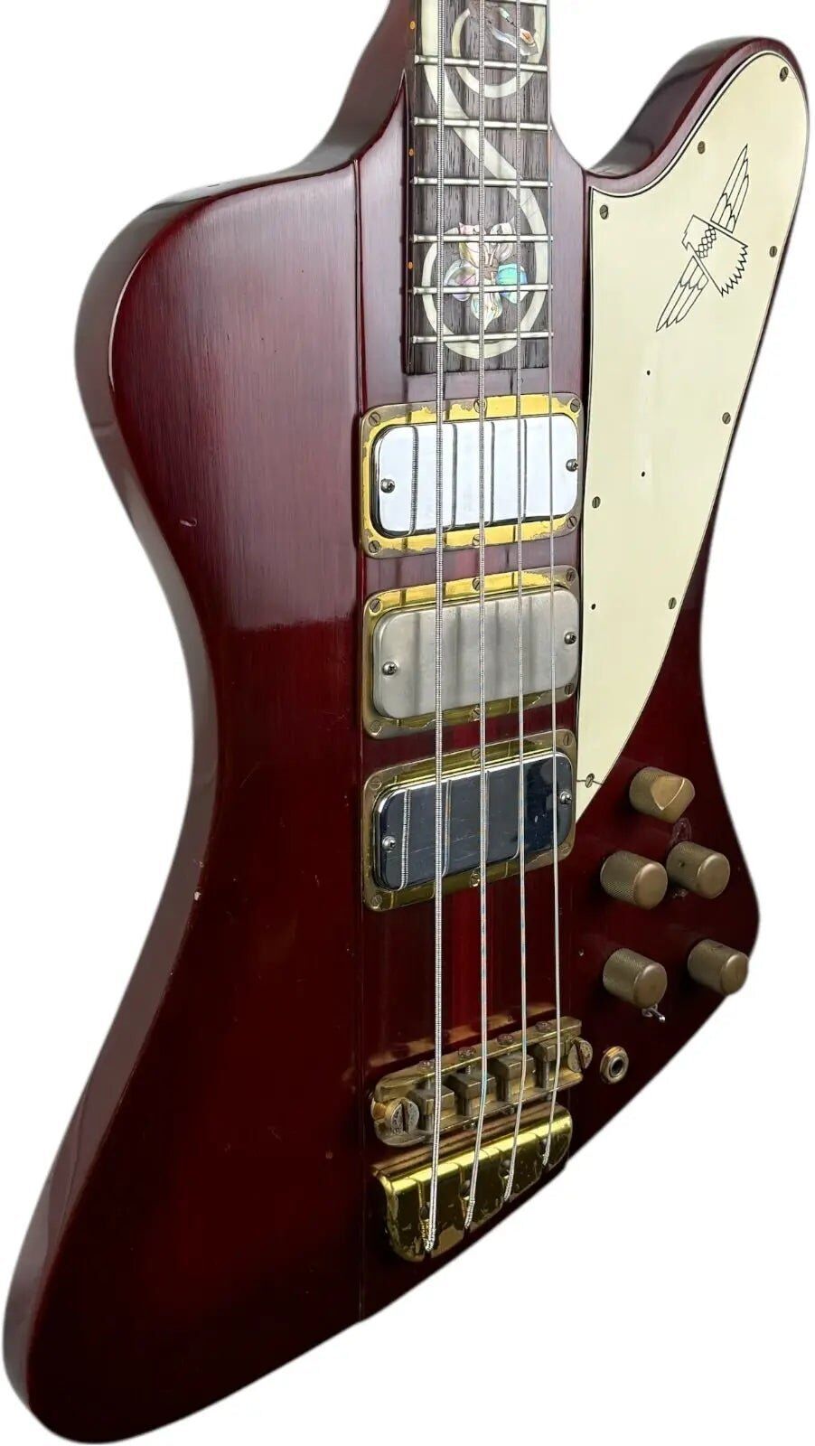 Gibson Thunderbird II Bass 1964 – Alembic Custom 1976 – Tree of Life – Ember Red   rot - Refurbished