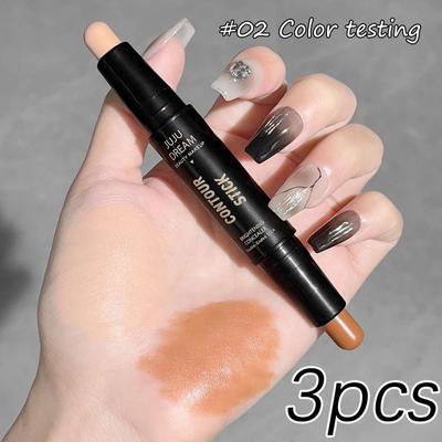 Uplift Picks Dual End Highlight And Contour Stick For Sculpted Face Definition 02 3 Pcs
