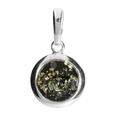 Kettenanhänger OSTSEE-SCHMUCK "Ostsee-Schmuck Anhänger Paulina Anhänger Paulina", weiß, Schmuckanhänger, Damen, 10mm rund, Silber 925 (Sterlingsilber), 1,9 g, Kettenanhänger