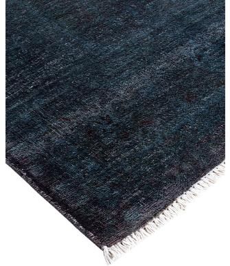Overton "Vibrance, One-of-a-Kind Hand-Knotted Area Rug - Gray, 6' 2"" x 8' 10"" - 6' 2"" x 8' 10"""