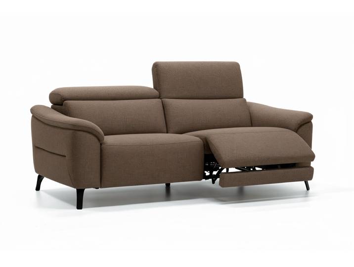 Stoff Relaxcouch AROSA 2-Sitzer Stoffcouch Polstersofa Designersofa