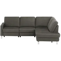 Max Schelling Ecksofa  Maximum Plus , grau , Maße (cm): B: 257 H: 89 T: 200.0