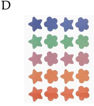 Inspired Finds Cute Star And Heart Hydrocolloid Acne Pimple Patches Invisible Blemish Cover Stickers multicolor Row (blue green pin