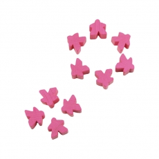 Hans im Glück Carcassonne - Meeple - 10er-Set - HOLZ rosa 293424