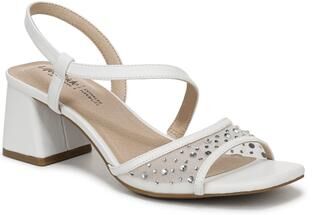 Women's Cheyenne Slingback Sandal by LifeStride in White (Size 6 M)