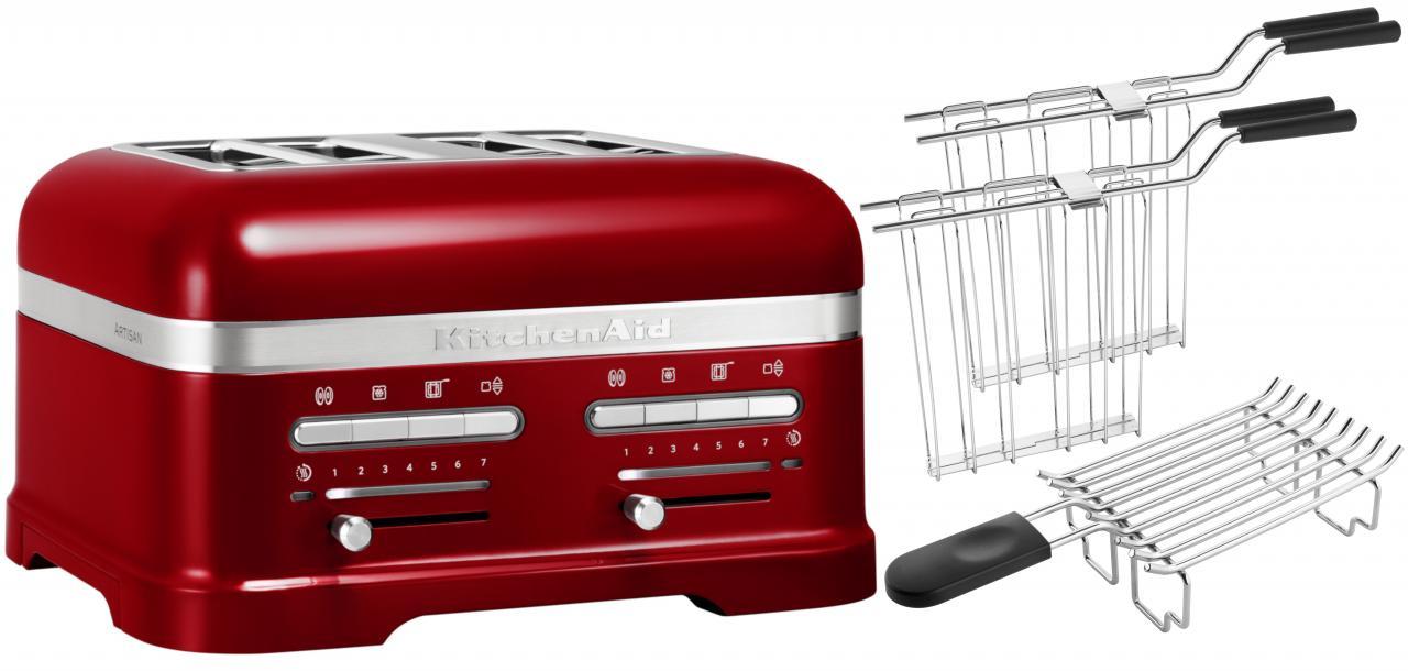 KitchenAid Set 2, 4-Scheiben Toaster Artisan 5KMT4205 Liebesapfelrot