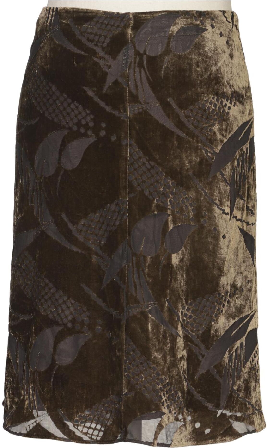 Etro Damen Rock, Braun, Gr. EU 38 (IT 44), Viskose / Seide - Second Hand