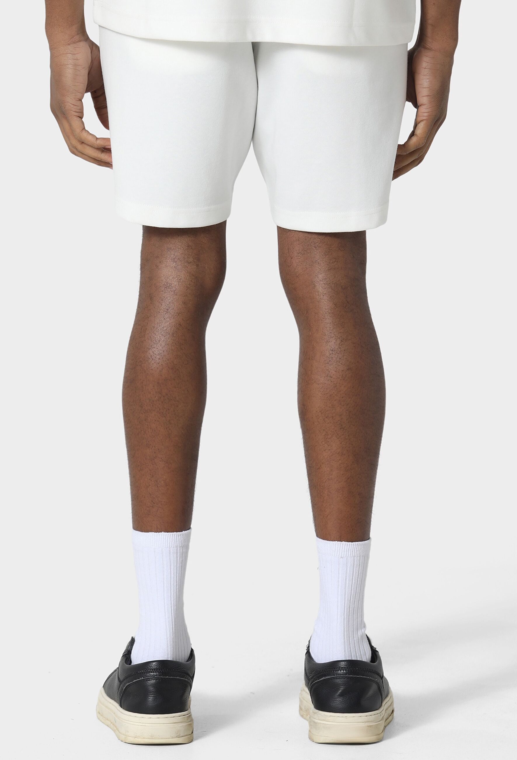 Sweatshorts PAS DE MONACO "Pas De Monaco GIARDINO SHORTS", Herren, Gr. S, US-Größen, sanftes weiß, 100% Baumwolle, normal, Hosen Sweatshorts