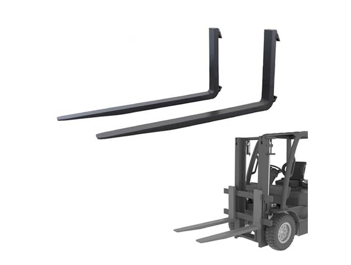 Gabelzinken FEM2/ISO2 für Stapler und Radlader, 1200 mm, 80 x 40 mm Geeignet für Gabelstapler, Palettengabeln an Landmaschinen und Baumaschinen, gemäß ISO 2330, Preis pro Stück