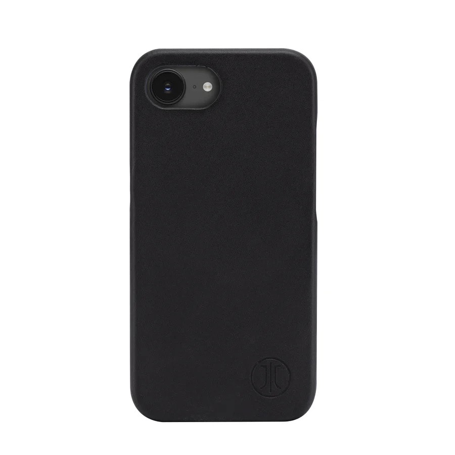 JT Berlin Echtleder BackCase Kreuzberg Apple iPhone 17e/16e schwarz