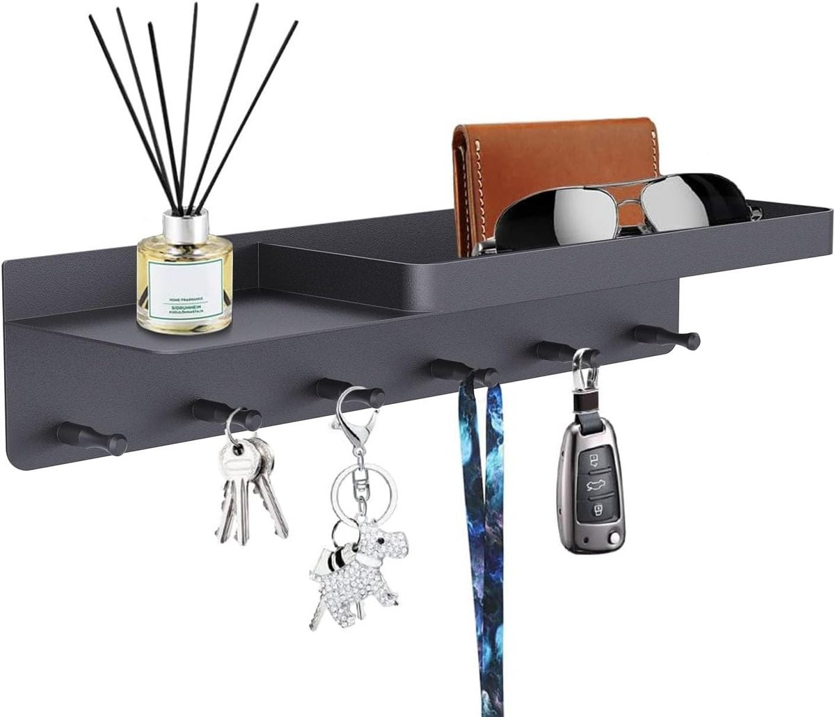 Sleutelkast Zwart - Key Rack Organizer