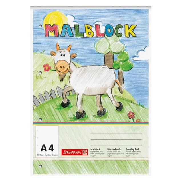 Brunnen Malblock DIN A4 (A4) (104740701)
