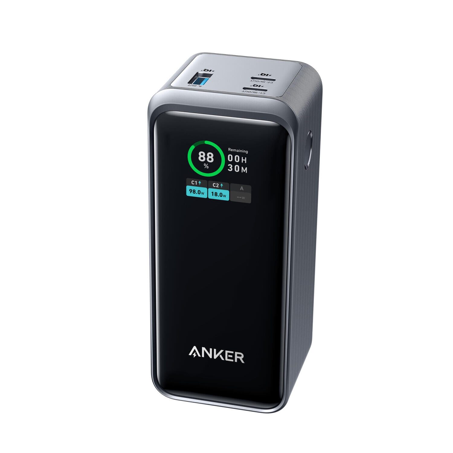 Anker Prime Powerbank, 20.000mAh externer Akku mit 200W Leistung A1336011