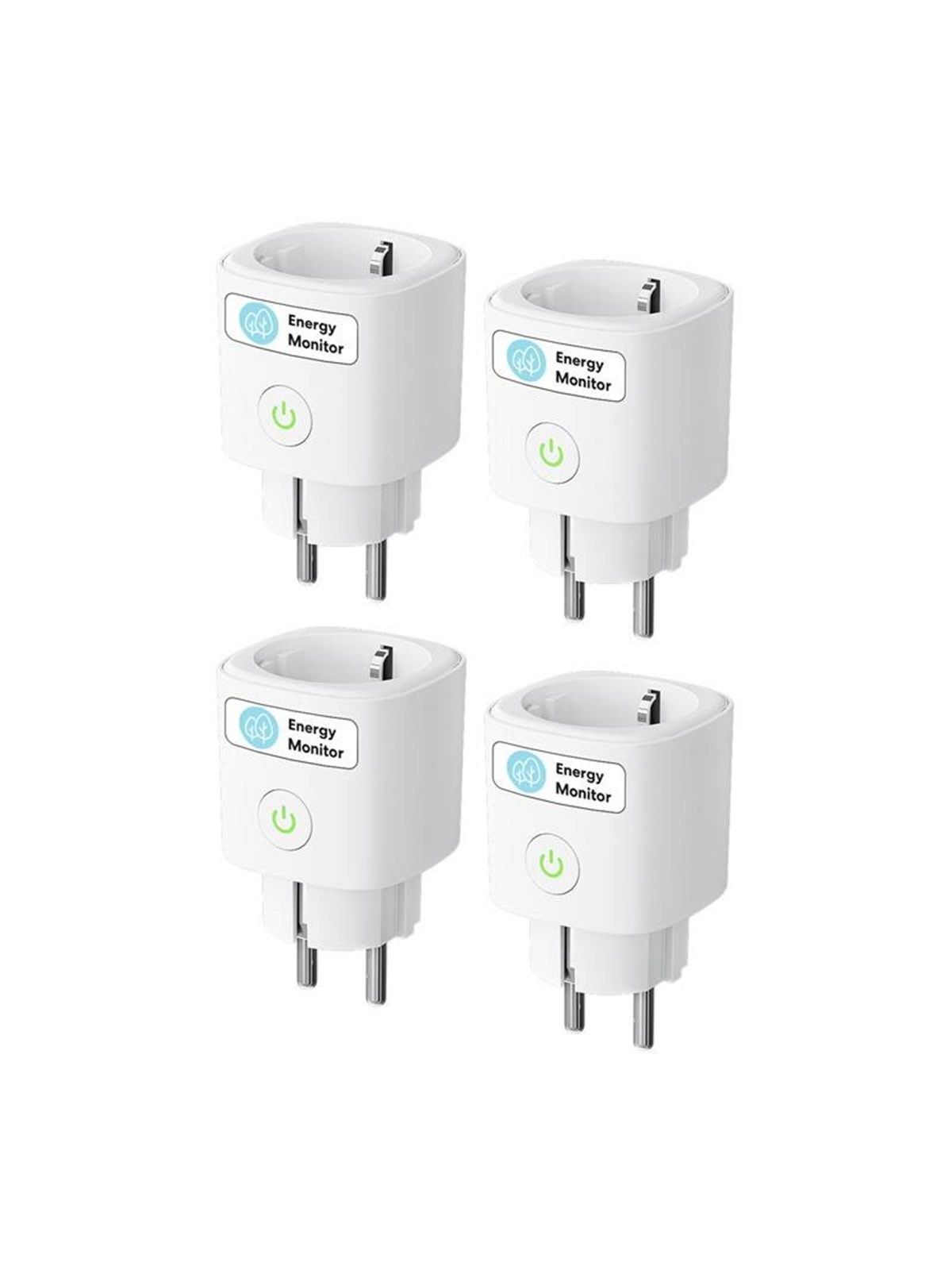 Meross MEROSS MSS315CFH-EU Smarte Steckdose mit Energieüberwachung (Matter) (4er-Set)