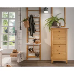 Massivholz »Solvita« Kommode I laugenfarbig