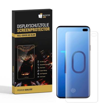 3x FULL CURVED Displayfolie für Samsung Galaxy S10 3D KLAR PREMIUM QUALITÄT Displayschutzfolie Schutzfolie Folie