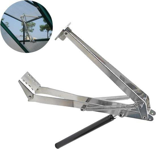 Automatische raamopener in zilver voor optimale ventilatie