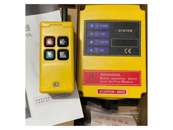 2-taste aufzug elektrische hoist kleine industrielle automatisierung ausrüstung förder wireless controller DC24V für Heckklappe(380V)