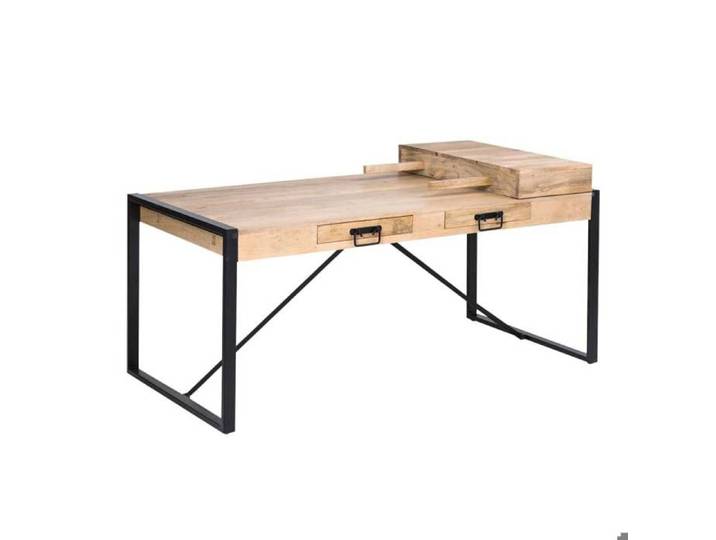 Table à manger avec allonges en bois de manguier New-York