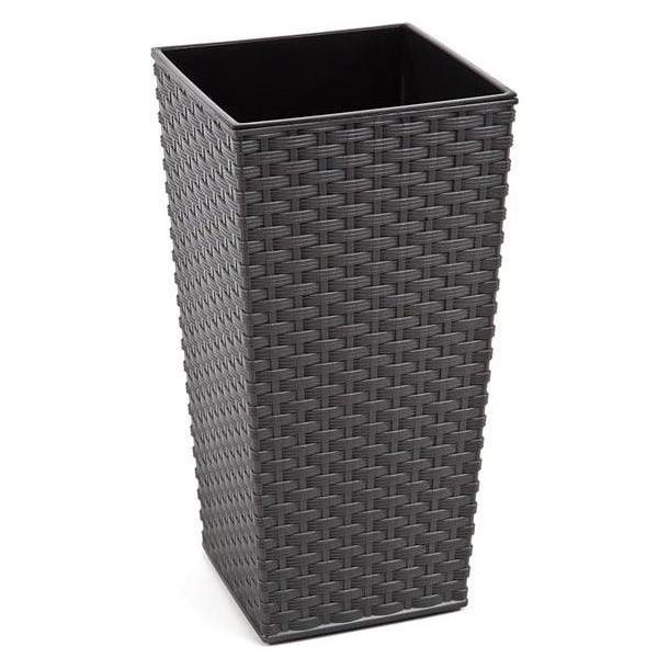 Lamela Blumentopf 574-50, Kunststoff, Ø 30 cm, grau (574-50)