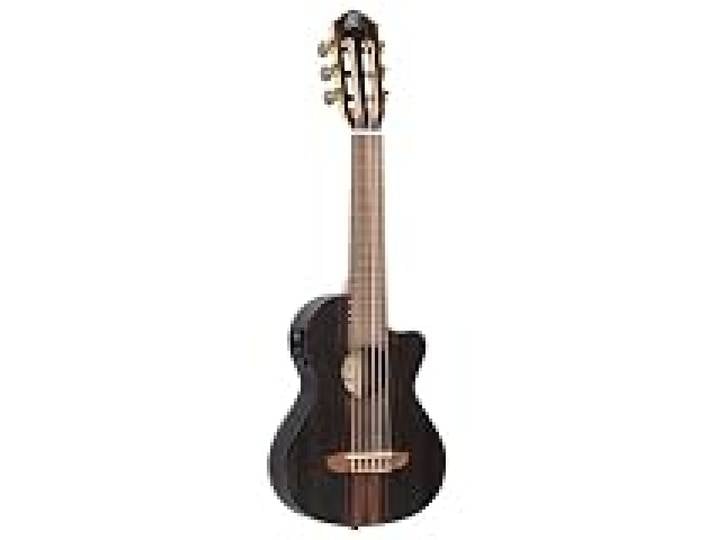 Ortega Guitars Guitare de Voyage Électro-Acoustique – Mini Travel Series – Ébène, Naturel (RGL5EB-CE)