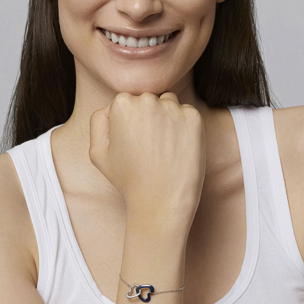 Bracelet Bleue Joaillerie En Céramique Bleue Femme