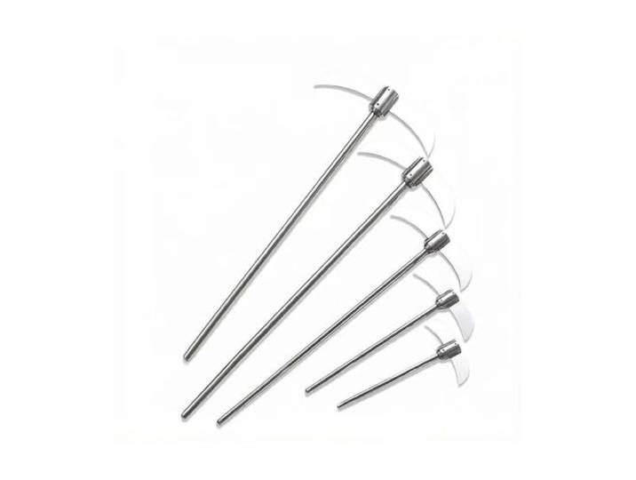 Mixer-Rührstab, verstellbares Zwei-Flügel-Paddel Edelstahl 304, 1 Stück Einfaches Lagerungsdesign, chemische Beständigkeit, wiederholbare experimentelle Mischergebnisse(115mm)