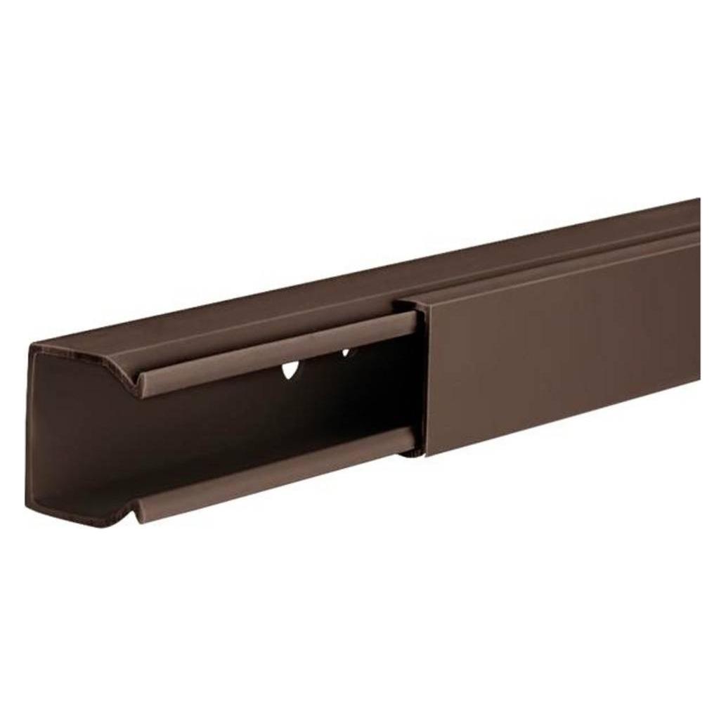 Hager LF-Kanal aus PVC LF 25x25mm braun LF2502508014 (Kabelkanal, 200 cm) (LF2502508014)