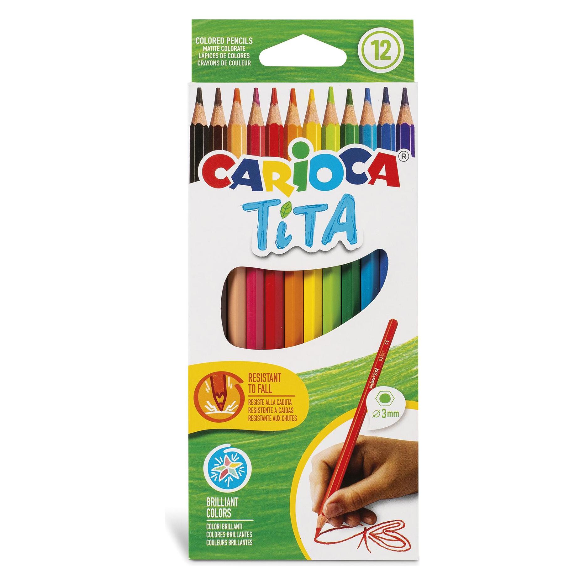 Carioca Farbstift Tita E-12 (12x) (42793)
