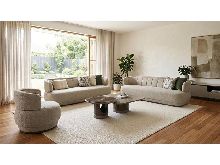 JVmoebel Polstergarnitur Wohnzimmer Set 3-Sitzer Couchtisch Modern Komfortabel Stilvoll, (5-tlg., 5-tlg)