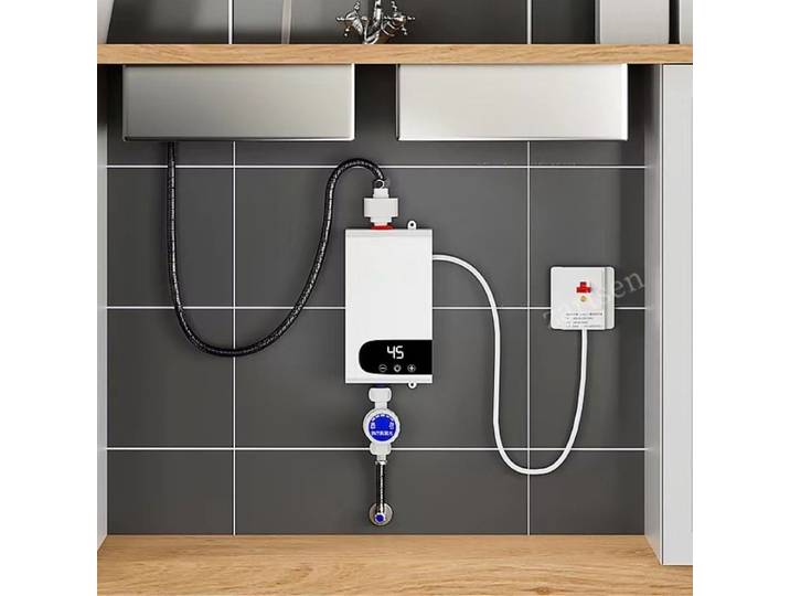 Chauffe-eau instantané 5500W, nouveau modèle, sans réservoir, robinet instantané, robinet de cuisine, robinet d'eau chaude, LED numérique
